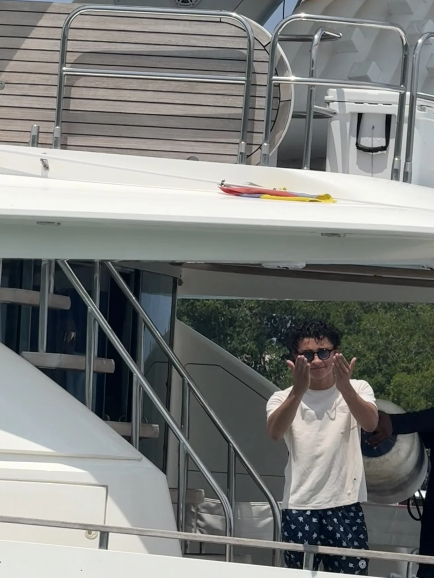 Cassa Azura summer lifestyle aboard a yacht in the Caribbean